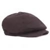 Boinas homens vintage malha de inverno CAVIDO DOVENDO GOOF GOOF HAT SBOY Soft Stripe Cap Hatcs0550