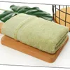 Serviette 2pcs Bamboo Soft Face Tonges pour adultes Douche à fibre Salle de bain absorbante 4 Coloers Pym