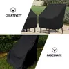 Chair Covers Dust Cover Rocking Outdoor Chairs Balcony Protector Silver Coated Polyester Taffeta Waterproof Dust-proof Furniture