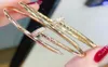 18K USOpen Tennis Gold Nail Bracelet Fashion Designer Fashion Dames Bracelet Unisexe Valentine039s Day Christmas Cade