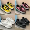 Designer New Bright Leather Spliced Fabric Cycling Sports Shoes Cow Leather Spliced Contrast Color Fabric Mesh Cotton 6cm Rubber Sole Ultra Light Casual Sneakers