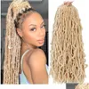 Synthetische haarextensies schoonheidsgodin faux locs Cry Braid Cloghet Soft Natural Braiding Extension3247546 Drop leveringsproducten OTLZQ