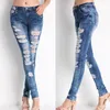 Women's Jeans Pants Women Stretch Denim Waisted Hight Long Trousers Pocket Length