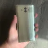 Transparent Clear för Huawei Mate 10 Back Batterisäkerhet Bakre Housing Glass Panel Case med kameralinsersättning ALP-L29