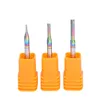 1piece 3.175mm 4mm 6mm Two Flutes Straight Slot Colorful Coated End Milling Cutter For Wood CNC Engraving Carbide Endmills