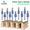 Lavie 8 мм 5pcs Rhail Line Bit Set для деревообрабатывающей высококачественной фьнгстенской карбисин