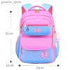 Zaini per le scuole primarie ragazze zaino color gradiente color da 1-3 al 6 ° grado zaino per bambini di grande capacità Luckckack Y240411YY240417DPPB