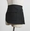 Gürtel Tasche Taille Verschluss mit Kleidungsdekoration Hemd Retro -Bund ultra breite modische schwarze Schnallegürtel