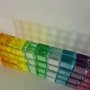Acrylic lucent cubes arc-en-ciel cubes translucides empiling toys windows de conte de fées gemms