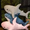 ぬいぐるみのぬいぐるみ45/60cmかわいいカラフルなサメのぬいぐるみおもちゃ柔らかいぬいぐるみのぬいぐるみの動物読み物の誕生日プレゼントのためのクッション人形ギフトl411