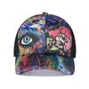 Ball Caps Tohuiyan Graffiti Printing Trucker for Men Mash Dad Hat Outdoor UV UV Proteggi Sport Sports Women Streetwear Baseball