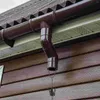 Decorazioni da giardino per la pioggia gancio di scarico dell'adattatore Sostituzione per catene downspout grondaie in ferro tazza Installazione in metallo