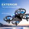 Drony V8 NOWOŚĆ MINI DRONE Profession HD szeroki kąt Kąt 720p WiFi FPV Drone Kamera Wysokość Keep Drone Camera Helikopter Toys