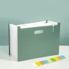 Mapp A4 Accordion Folder Clear Index Etiketter Expandering Dokumentmapp Mapp Fil Organiser Desk Management för Office File Cabinet H3CA