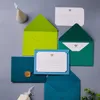 50pcs / lot enveloppes vert foncé