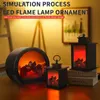 Arts and Crafts Decorative LED Simulation Fireplace Creative Home Soft Decoration Handicraft Candlestick Simulation Charcoal Flame Wind Lamp L49