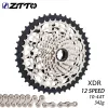 ZTTO XDR 12 VITESSE 10-44T Cassette de vélos Bike Gravel Bike 12s Flywheel CNC ACTELL ULTRALIGH