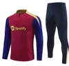 2024 2025 Chandal Barcelonas Bbarcelona Tracksuit Camisetas de Soccer Training Suit Pedri 22 23 24 Men Kids Kit Tuta Barca Football Tracksuit Outfit tröja uniform