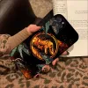 Jurassic Park Dinosaur Phone Case for iPhone 14 13 12 Mini 11 Pro XS Max XR SE 6 7 8プラスソフトシリコンカバー