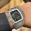 Il designer maschile di lusso orologio in modo casual zaffiro specchio design vuoto movimenti meccanici automatici swiss am0a