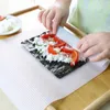 Sushi Roll rideau alimentaire Grade Silicone Wavy Healthy Sushi Outils résolvez les problèmes des rideaux de bambou traditionnels outils de cuisine