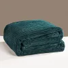 JBTP Nuovo letto Boppetto Verde Verde Colore morbido Flanella coperta singola Regina Re Plaidi caldi per letti DE CAMA THOW Coperte