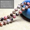 Großhandel natürliche Rhodochrosite verschiedene Form Steinperlen rund facettiert Rondelle Quadrat Oval für Schmuckherstellung DIY -Armband