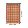 20pcs Copper Perfboard Paper Composite PCB Placa 5 x 7 cm placa de circuito impressa universais universais