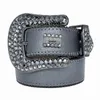 STAR Model Designer Belt Simon Belts For Men Women Shiny Diamond Belt Black
