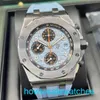 Male AP Wallwatch Royal Oak Offshore Series Match Mens de 42 mm de diámetro Moda mecánica automática Reloj casual Oliu