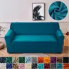 Stol täcker 2024 sammet soffa tjock elastisk 1/2/3/4 säten fast soffskydd lformad skyddsbänk