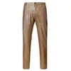 Pantalon masculin 2024 Spring Bright Green Plaid Cost Pantmand Fashion Black Blue Silver Pantalones Sequin Glitter Men