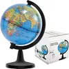 4 '' World Globe for Kids lernen pädagogische rotierende Weltkartenkugel Mini Größe Dekorative Earth Globe für Geographieunterricht