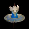 Professional Ballet Tutu Girl White Swan Lake Dance Costume Child Performance Ballerinas Pancake Tutu Kids Ballet Dress Girls 240411