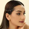 Cabelo Chandler Chandler Blue Micro Inlaid Crystal Band Head Jewelry Birthday Party Gifts for Women