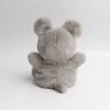 Nouveau design en peluche jouet jouet en peluche schnauzer animaux en gros de 13 cm de hauteur en peluche