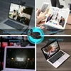 Webcams 1080p Webcam Gürültü İptal Mikrofon Kamerası Gizlilik Kapaklı Webcam Aramalar/Konferans Zoom/Skype için Bilgisayar Kamerası Geniş Görünüm