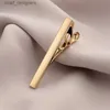 Cravatta clip clip per uomini feste in affari clip minimalisti e gemelli per man camicia di gioielli da regalo per cuffi uomo avvocato di moda y240411