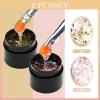 2PCS Dried Flower Gel Nail Polish Natural Flower Fairy Series Soak Off UV Nail Gel DIY Painting Nail Art Varnishes For Manicure