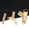 Barbed Pipe Fitting Coupler Connector Adapter for Fuel Gas Water 4mm 5mm 6mm 8mm 10mm 12mm 16mm 19mm Hose Barb Elbow Brass