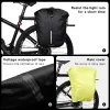 Rowerowy rower Bagpannier Waterproof Waterproof Bike Torba 20L wielofunkcyjna tylna torba na rowerowe torbę rowerową Blueblacka