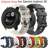 Banda oficial de silicone para Garmin Instinct 2x Smart Watch Original Strap for Instinct 2x Substituição de pulseira REPORTAÇÃO Quickfit