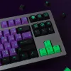 キーボードメカニカルキーボードGMK EVA 01 PBT KEYCAPS ANIMEEVANGELION01 130キーチェリープロファイル紫色のゲームカスタムキーキャップ