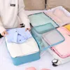 Depolama Çantaları Seyahat Organizer Bag Bavul Belge Bagaj Giysileri Paketleme Küpleri Set Set İç Çamaşırı Taşınabilir Kafes