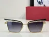 Солнцезащитные очки для женщин и мужчин Популярные 5038 Летняя дизайнерская мода CR-39 Cateye Styles Anti-Oltraviolet Retro Plate квадратная металлическая полнокарамные очки случайная коробка