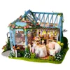 Luna Magic Doll House Casa Articles miniatures pour adultes avec accessoires et meubles, DIY Dollhouse Gift fait à la main pour l'anniversaire, Noël