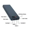 Detachable Dual USB LCD Display DIY 10x18650 Battery for CASE Power Bank for shell Portable External Box Without Protect