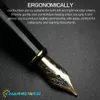 STONEGO Luxury Metal Fountain Pens with Ink Refill Converter Calligraphy Pens for Writing Drawing