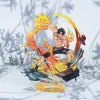 Anime One Piece Monkey D. Luffy Ronoa Zoro Ace Sanji Chopper Kaido Büyük Mam Shanks Brook Akrilik Cosplay Masası Stand Figür Modeli