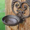 Świece 2 sztuki żeliwa świeca mocowanie na ścianę sconce tealight stojak ślub domowy dekoracje ogrodowe wiszące vintage metalowe metal